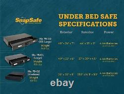 SnapSafe Under Bed Safe, Gun Storage and Security XXL (48 x 24 x 7)