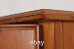 Solid Wood 10 Gun Cabinet Tempered Glass Display with Ammo Storage Felt Lining