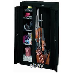 Stack-On 10 Gun Double Door Key Locking Security Storage Cabinet Safe(For Parts)