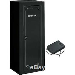 Stack-On 22-Gun Security Cabinet with Bonus Portable Case Safe Locking Storage