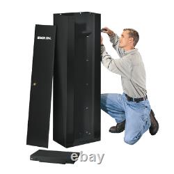 Stack-On 8-Gun Cabinet Security Safe Rifles Short Gun Key Coded Lock Storage NEW