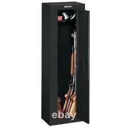 Stack-On 8 Gun Ready to Assemble Locking Security Storage Cabinet Safe, Black