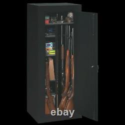 Stack-On Convertible 18-Gun Firearm Cabinet Safe, Storage, Steel, Lockable Black