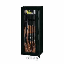 Stack On Security Cabinet 14 Gun Shelf Storage GCB 14P Epoxy Finish Black Steel