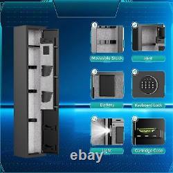 Super 2-3 Rifle Gun Safe for Home Rifle and Pistols, Gun Cabinets, Fully Assemble