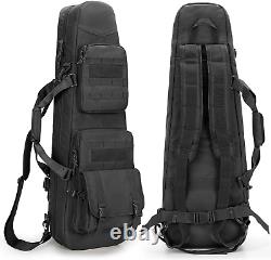 Tactical Double Rifle Soft Case Padded Firearm Gun Storage Range Bag Backpack