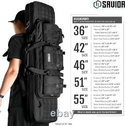 Tactical Gun Bag Polyester 36 42 46 51 55 Lockable Pockets Transport