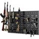 Tactical Gun Wall Mount Rack Steel Panel System For Rifle Shotgun Handgun Storag