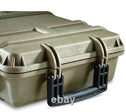 Tactical Hard Rifle Case with Foam Padding Lockable Travel Gun Storage Heavy Duty