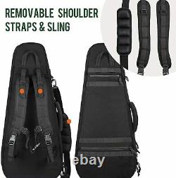 Tactical Rifle Bag Backpack Gun Range Shooting Hunting Firearm Carrying Storage