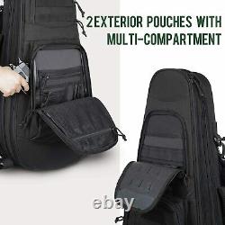 Tactical Rifle Bag Backpack Gun Range Shooting Hunting Firearm Carrying Storage