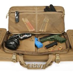 Tactical Rifle Guns Case Hunting Sport Range Shooting Target Padded Outdoor