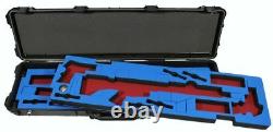 Three Gun Travel Competition Gun Case Hard Side, 2 Level