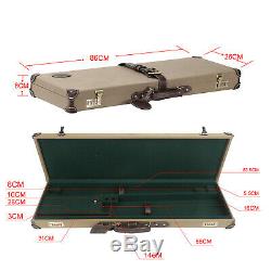 Tourbon Gun Hard Case Safe Carrying Box Cabinet Takedown SXS O/U Shotgun Storage