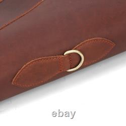 Tourbon Leather Rifle Soft Case Gun Scoped Bag Safe Slip Gun Carrying Storage