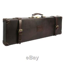 Tourbon Leather Shotgun Hard Carry Case Single Gun Storage Box Special Offer