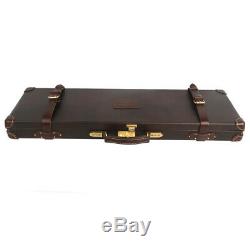 Tourbon Leather Shotgun Hard Carry Case Single Gun Storage Box Special Offer