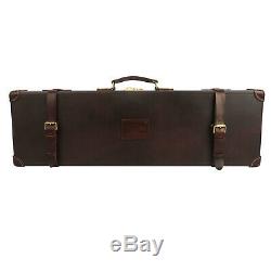 Tourbon Leather Shotgun Hard Carry Case Single Gun Storage Box Special Offer