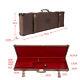 Tourbon Shotgun Hard Case Gun Box Safe Storage Cabinet Canvas & Leather Hunting