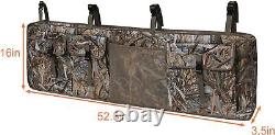 UTV Double 2 Gun Bag Rifle Rack Carrier Storage Case for Rear Roll Cage 52 x 16