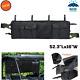 Utv Double Gun Bag Rack Rifle Carrier Case Rear Roll Cage Storage Hunting Sxs