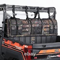 UTV Double Gun Carrier Holder Tool Rack Case Rear Storage Bags Rifle Organizer