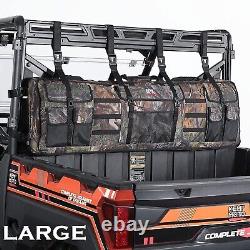 UTV Gun Bag Rack Soft Gun Carrier Rifle Case Rear Roll Cage Storage Hunting Larg