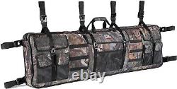 UTV Gun Bag Rack Soft Gun Carrier Rifle Case Rear Roll Cage Storage Hunting Larg