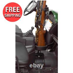 UTV Heavy Duty Shotgun Rifle Gun Rack Storage Safe Holder Floor Mount Bed Truck