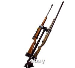 UTV Heavy Duty Shotgun Rifle Gun Rack Storage Safe Holder Floor Mount Bed Truck