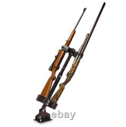 UTV Heavy Duty Shotgun Rifle Gun Rack Storage Safe Holder Floor Mount Bed Truck