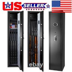 Upgraded Quick Access 5-Gun Large Rifle Gun Security Cabinet Hidden Storage Box