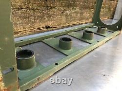 Used Us Military Small Arms Gun Rack Rifle Storage 240 Steel Lockable Gunshow