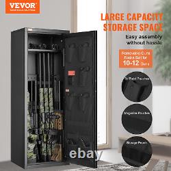 VEVOR 10-12 Rifles Gun Safe Quick Access Tall Gun Storage Cabinet