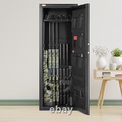 VEVOR 10-12 Rifles Gun Safe Quick Access Tall Gun Storage Cabinet