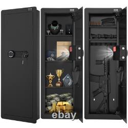 VEVOR 42.91 Tall Wall Gun Safe 4-Tier Hidden Gun Safe with Keypad & Fingerprint