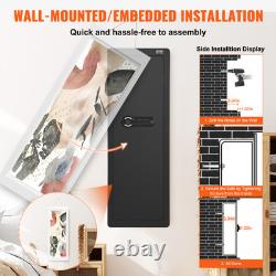 VEVOR 42.91 Tall Wall Gun Safe 4-Tier Hidden Gun Safe with Keypad & Fingerprint