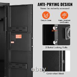 VEVOR 6-8 Rifles Gun Safe Quick Access Tall Gun Storage Cabinet for Secure Fir