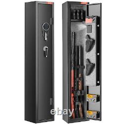 VEVOR Gun Safe Rifle Safe with Digital Keypad & Lock for 3 Rifles and 4 Pistols