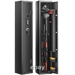 VEVOR Gun Safe Rifle Safe with Digital Keypad & Lock for 3 Rifles and 4 Pistols