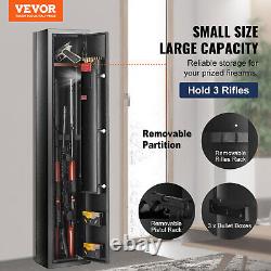 VEVOR Gun Safe Rifle Safe with Digital Keypad & Lock for 3 Rifles and 4 Pistols