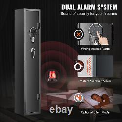 VEVOR Gun Safe Rifle Safe with Digital Keypad & Lock for 3 Rifles and 4 Pistols