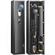 Vevor Gun Safe Rifle Safe With Fingerprint Lock For 5 Rifles And 4 Pistols