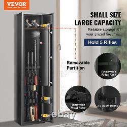 VEVOR Gun Safe Rifle Safe with Fingerprint Lock for 5 Rifles and 4 Pistols