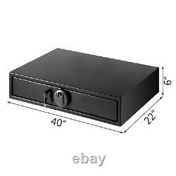 VEVOR Under Bed Gun Safe Under Bed Safe Fingerprint Under Bed Gun Storage Drawer