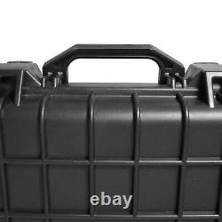 VILOBOS 38 48 Tactical Rifle Hard Case Gun Storage Foam Insert with Wheel + Lock