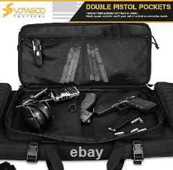 VOTAGOO Double Rifle Case Gun Bag Tactical Range Long-Barrel Firearm Gun Bag