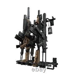 - Vertical Gun Rack for Wall & Rifle Storage Holds 6 Shotguns, Rifles, & Mo