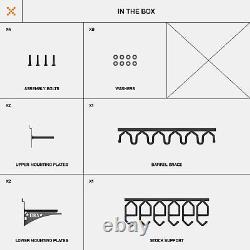 - Vertical Gun Rack for Wall & Rifle Storage Holds 6 Shotguns, Rifles, & Mo