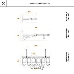 - Vertical Gun Rack for Wall & Rifle Storage Holds 6 Shotguns, Rifles, & Mo